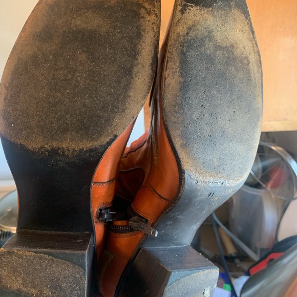 Gianni Barbato Womens Leather Side Zip Western Boots - Picture 8 of 16